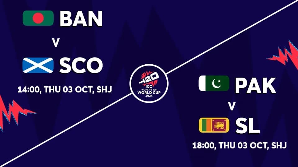 DAY PASS: Bangladesh VS Scotland and Pakistan VS Sri Lanka in Sharjah - Image 1